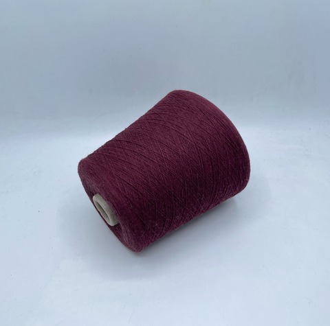 Бобинная пряжа (пр.Италия),1500м/100гр, 80% шерсть, 20% полиамид , цвет -Бургунд арт.31170