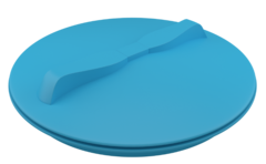 Крышка 350 мм синяя Полимер-Групп(синий) - арт.559324