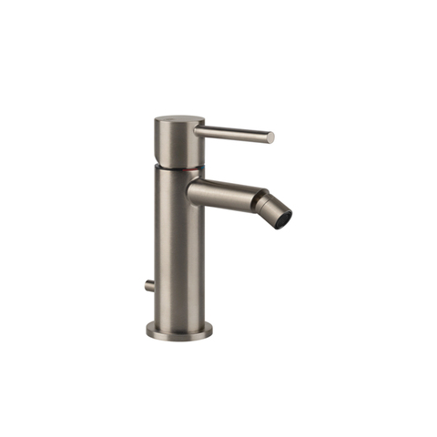Gessi 18607#149 Gessi Emporio Via tortona Смеситель для биде с донным клапаном и соединительными шлангами, цвет: Finox Brushed Nickel