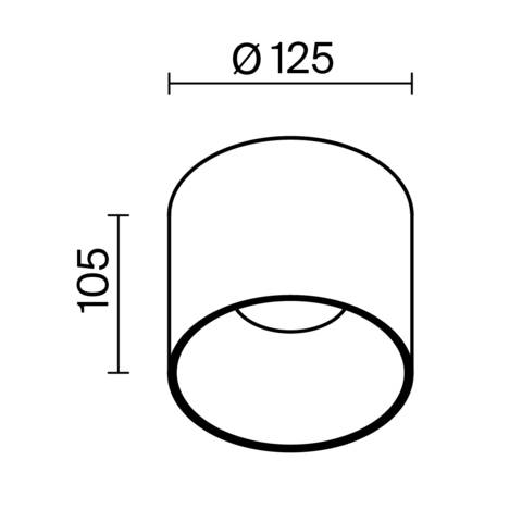 Потолочный светильник Maytoni Alfa led C064CL-01-25W3K-RD-WB