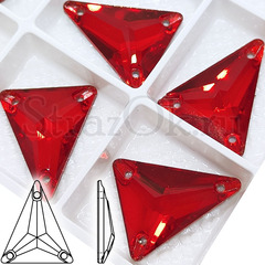 Украсить свадебное платье,  выбрать и купить пришивные стразы Light Siam Slim Triangle