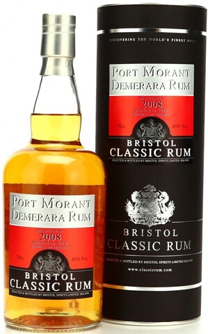 Bristol Classic Rum Port Morant Demerara Rum в подарочной упаковке