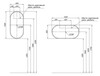 Aquanet 288970 Зеркало Монте 50х100 LED (овал) (288970)