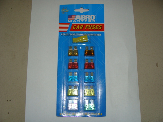 Вставка плавкая к-т 10 штук (5-30А) (ABRO) - купить по выгодной цене ...