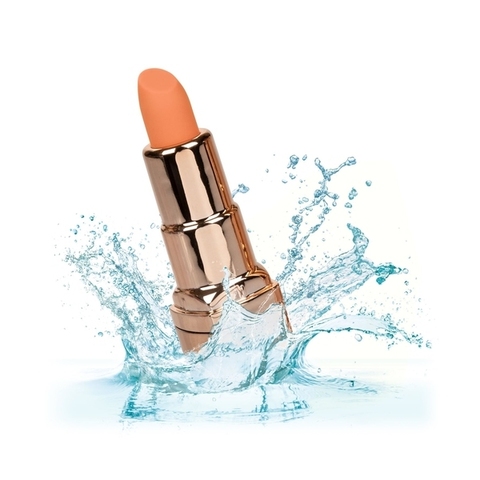California Hide & Play Lipstick Rechargeable Коралловый Перезарежаемый миниатюрный вибромассажер в виде помады