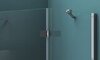 BelBagno KRAFT-P-1-90-C-Cr-R Душевой уголок пятиугольный.  Одна распашная дверь. Стекло 6 мм, прозрачное, хром, правосторонняя
