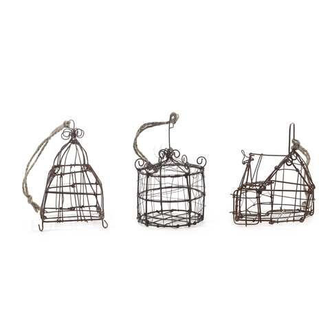 НАБОР ЕЛОЧНЫХ ИГРУШЕК METAL BIRDCAGES