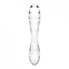 Стеклянный фаллоимитатор Satisfyer Dazzling Crystal (18,2×3,6 см) прозрачный