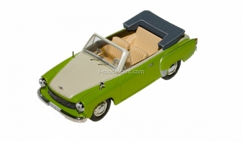 Wartburg 311 Cabrio green-white 1959 IST004 IST Models 1:43