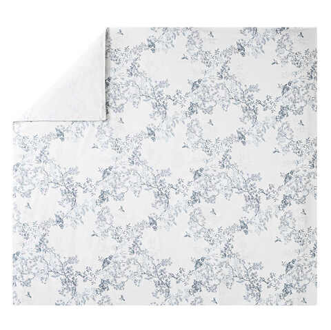 Постельное белье 2 спальное евро Alexandre Turpault Canopee голубое