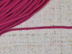 Шнур полипропиленовый вязаный 5 мм, фуксия