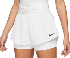 Женские теннисные шорты Nike Court Dri-Fit Advantage Short W - white/white/black