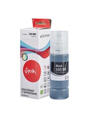 Контейнер с чернилами Sakura C13T00S14A (103 BK) для Epson EcoTank L1110, 1210, 1250, 3110, 3111, 3116, 3150, 3151, 3156, 3160, 3210, 3211, 3250, 3251, 3256, 3260, 3266, 5190, 5290, 5296, черный, водорастворимый, 70 мл., 4500 к.