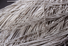 Канитель мягкая матовое серебро 1мм (№4995)