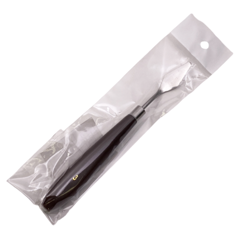 Лопатка (мастихин) кондитерская с пластиковой ручкой №3