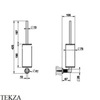 Gessi 58519-726 INCISO accessories Туалетный ершик настенный, белый, Warm Bronze Br.