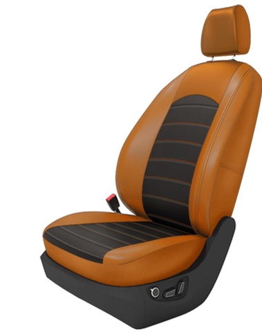 Авточехлы правый руль на 3 ряда (на заказ)