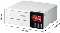 МФУ струйное цветное Epson L8160 (C11CJ20404/403/402) A4 Duplex Net WiFi белый