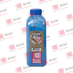 Тонер с девелопером БУЛАТ s-Line TK-8335 для Kyocera TASKalfa 3252ci (Голубой, банка 225 г)