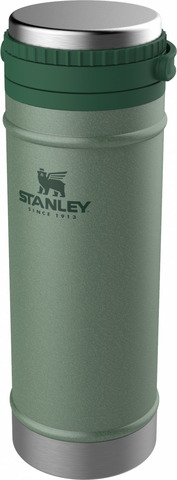 Картинка термостакан Stanley classic travel press 0.47l Зеленый - 2