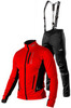 Детский Утеплённый лыжный костюм 905 Victory Code Speed Up Red с лямками