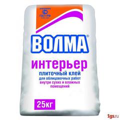 Сухая смесь Волма цементно-клеевая Волма Интерьер (25кг)