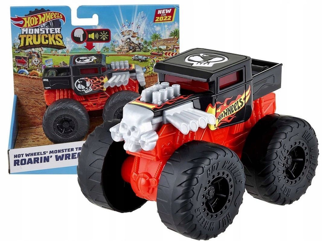 Игрушечный автомобиль Hot Wheels Monster Truck - Хот Вилс Монстер Трак со  светом и звуком HDX61 купить в Москве | Доставка по России.