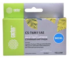 Картридж струйный Cactus CS-T6M11AE №903XL желтый (10мл) для HP OJP 6950, 6960, 6970