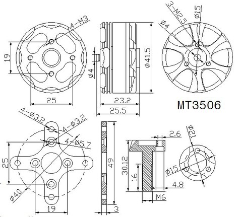 T-Motor MT3506 KV650