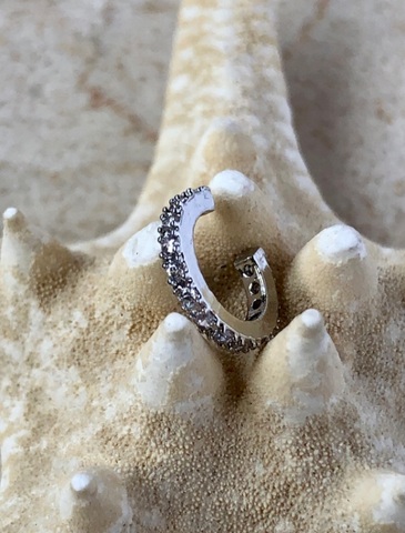 Кафф Рианна мини, серебряный цвет