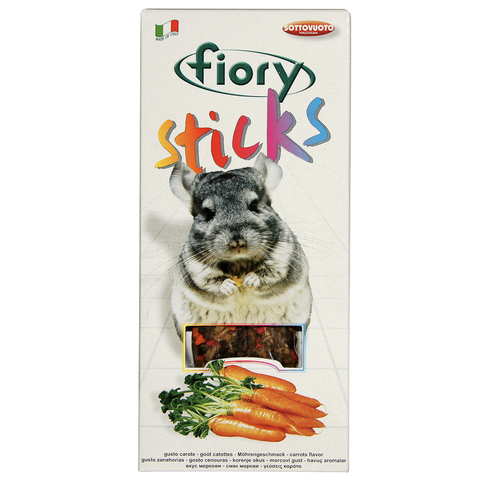 FIORY Sticks палочки для шиншилл с морковью 2х40 г