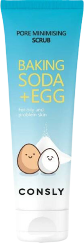 Consly Scrub Скраб для лица с содой и яичным белком Baking Soda Egg Pore Minimising Scrub