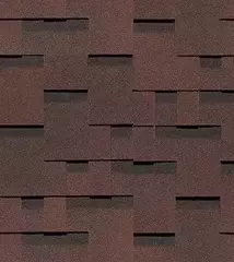 Гибкая черепица Docke PREMIUM Двухслойная "Генуя" Зрелый каштан 3м2