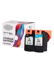 Набор струйных картриджей Sakura 2970B010 (510 Black ,  511 Color) для Canon PIXMA MP230, MP240, MP250, MP252, MP260, MP270, MP272, MP280, MP282, MP480, MP490, MP492, MP495, MP499, MX320, MX330, MX340, MX350, MX360, MX410, MX420, IP2700, IP2702, пигм
