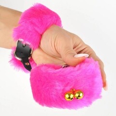 Наручники с бубенчиками, розовые