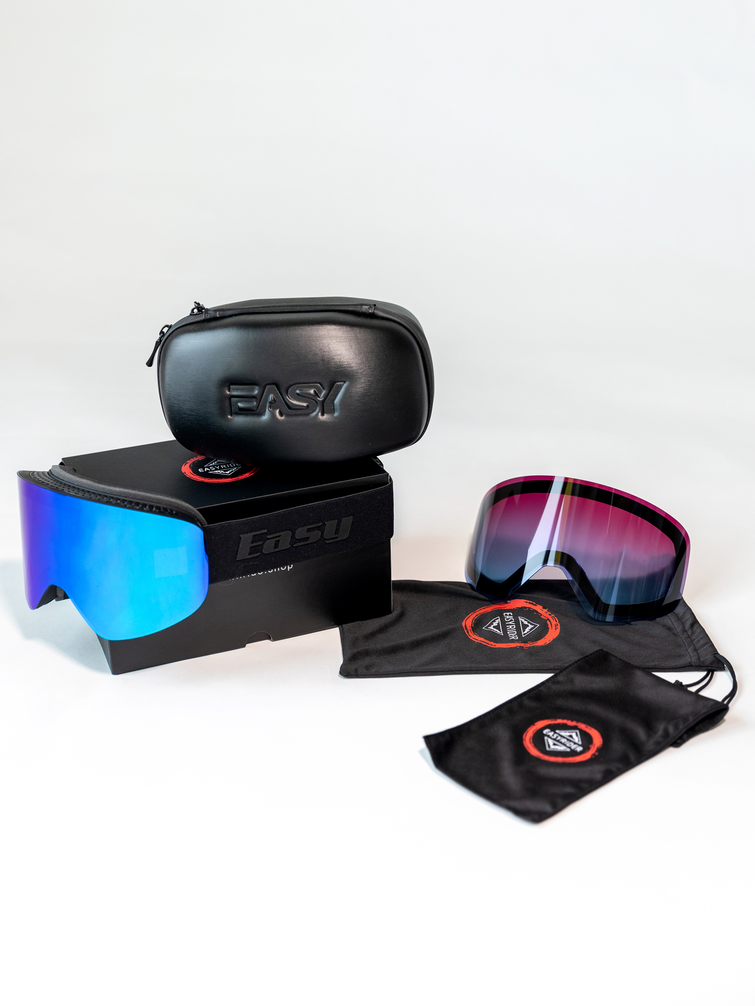 Маска горнолыжная EasyRider BLACK цвет синий - Маски горнолыжные | iRide shop фото 8