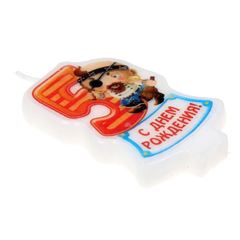 Свеча в торт. Цифра 