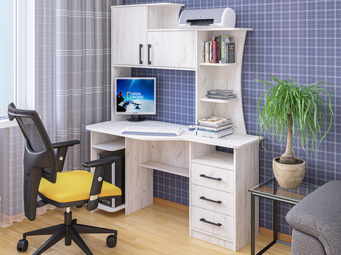 Компьютерный стол СК-19 крафт светлый