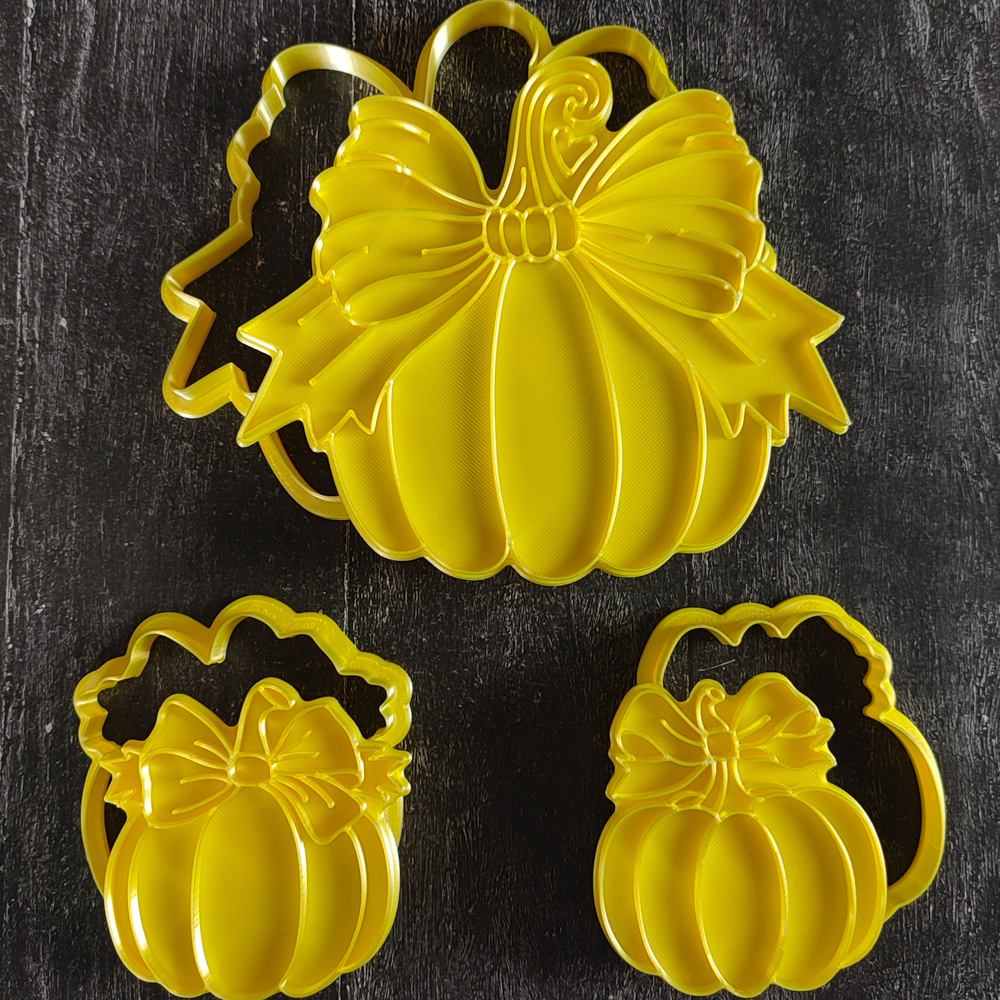 Штамп-тыква №3. Набор 3 шт.