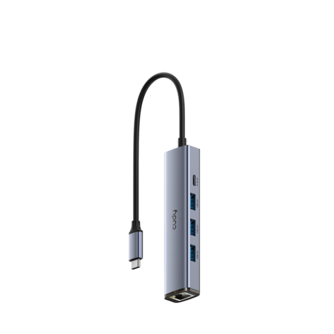 Cudy - Концентратор USB-C 5 в 1 с гигабитным портом Ethernet UH605