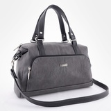 Сумка Саломея 130 македония серый + черный