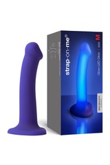Светящийся фаллоимитатор Strap-on-me Glow-Led Dildo - M
