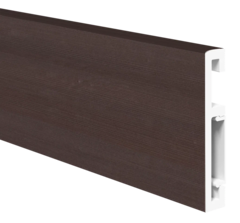 Напольный плинтус ПВХ Foresta Grace Лиственница темная FG 014 2000х70х13 мм