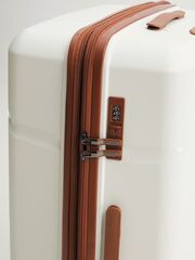 Чемодан полипропилен MIRONPAN Премиум Молочный (XXL) 80х51х33(+3)см/4,4 кг/120 л2