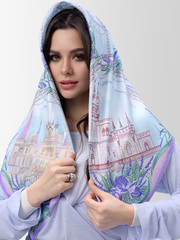 Платок «Дворцы Крыма» 100% шёлк