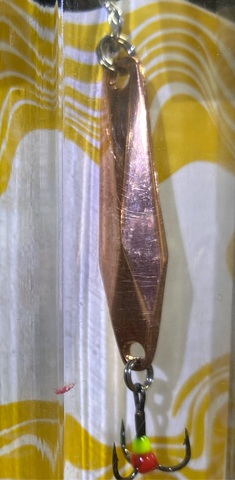 59 Блесна зимняя KDF Minkur 130-8022 7 гр 48 мм цв copper