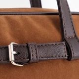 Сумка Саломея 361 эко-замша миндаль