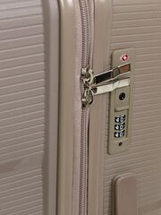 Чемодан Redmond полипропилен Светло-бежевый ручная кладь (S) 55х22х37 см/2,4 кг4