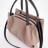 Сумка Саломея 164 норвежский тауп + черный