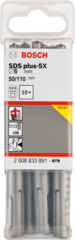 Бур по бетону Bosch SDS plus-5X 6x50x110 мм, 10 шт. 2608833891